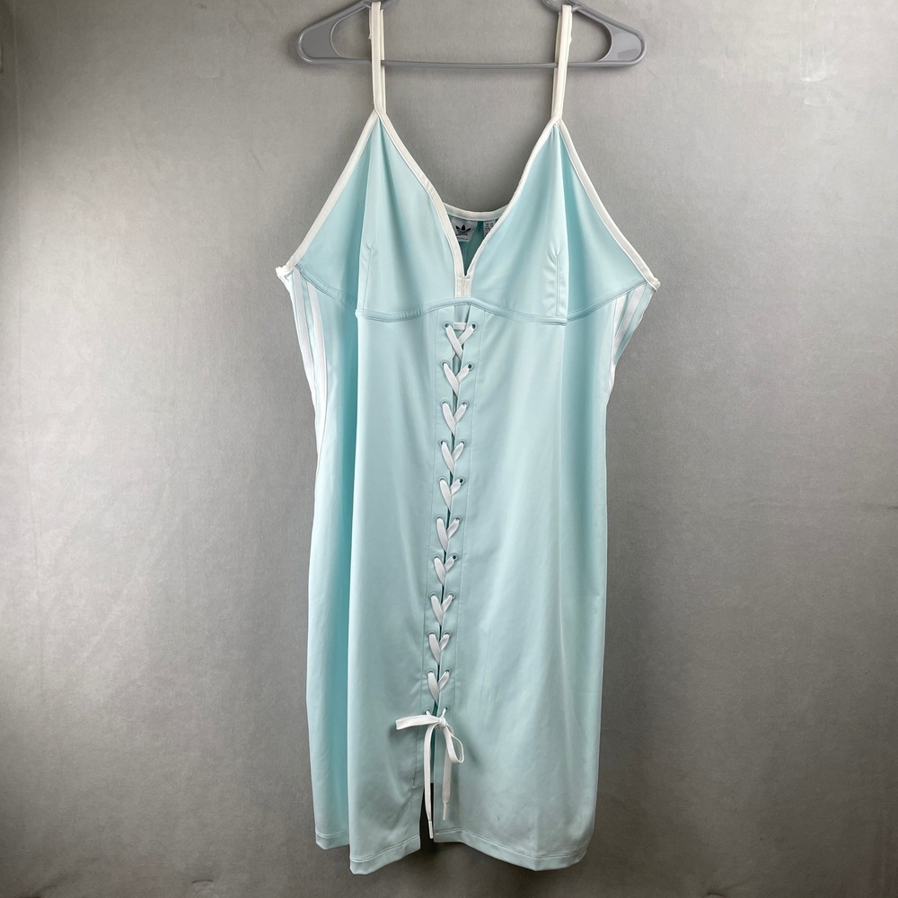 Adidas Originals Always Original Lace-Up Sporty Dress Almost Blue Wmns 4X HK5112
